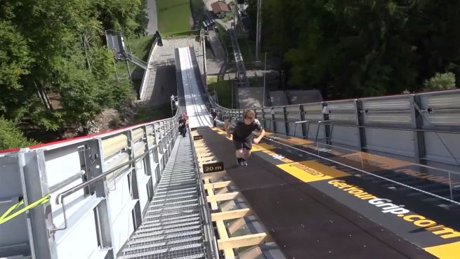 go to Skischanze rückwärts: Sprinter müssen hoch hinaus